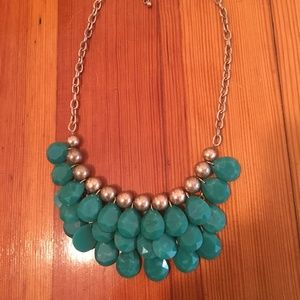 Francesca's Teal Statement Necklace